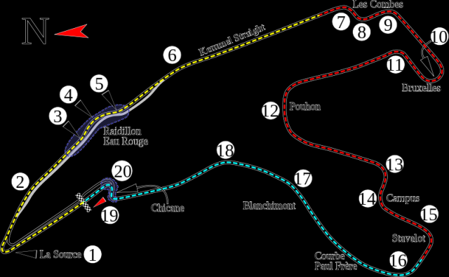 Circuit Grand Prix de Belgique 2015